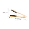 Manual Hair Straightening Comb for Women, Double-Sided ABS view 2
