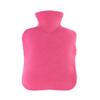 FENGJISUN Hot Water Bottle with Cover, Pink, 33 x 19 cm view 1