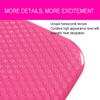 FENGJISUN Hot Water Bottle with Cover, Pink, 33 x 19 cm view 3