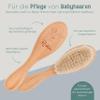 wunderwunsch Personalized Baby Hair Brush with Deer Motif view 3