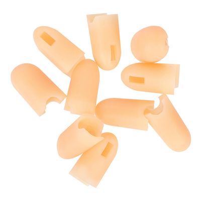 10 Silicone Finger Covers for Practice Hands and Nail Art