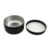 WJLYDM Black Empty Round Aluminum Cosmetic Jars, Refillable Metal Tins for Cream, Lotion, Tea, Lip Balm and DIY (80 g) view 1