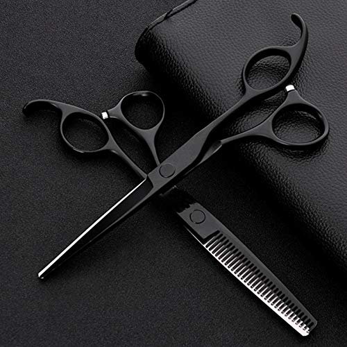 Professional Haircutting Scissors Set, 6 in, 440 Steel, Cutting and Thinning Shears