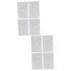 Artibetter 8-Piece Childproof Outlet Covers, White Automatic Safety Caps for Wall Outlets view 1
