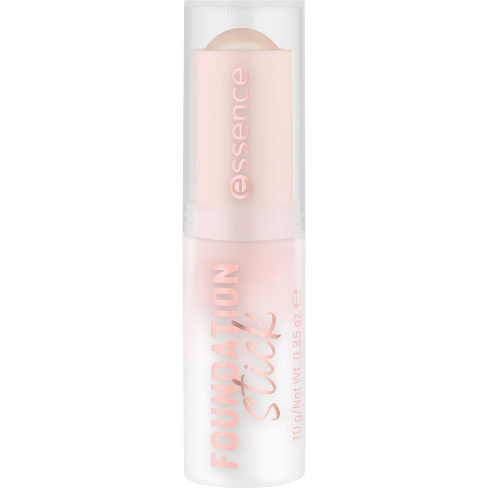 essence Foundation Stick No. 180, Nude, Nourishing, Buildable Coverage, Blurring, Vegan, Oil-Free, 1 Pack (10 g)