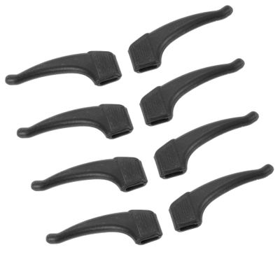 HOMSFOU 8-Piece Silicone Non-Slip Eyeglass Ear Hooks