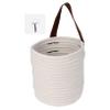 Cotton Rope Wall Basket with Handle for Home view 1