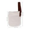 Cotton Rope Wall Basket with Handle for Home view 2