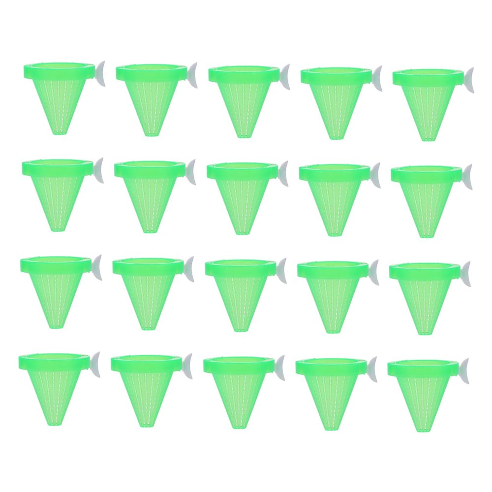 BESPORTBLE 10-Piece Aquarium Feeder with Suction Cups