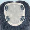Women's Human Hair Topper with Silk Base view 2