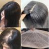 Women's Human Hair Topper with Silk Base view 3