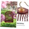 Hanging Birdcage, Decorative Cage with Lock for Christmas Events view 3