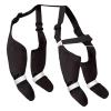 Ailan Windproof Winter Dog Shoes with Suspenders, Black, XXL view 1