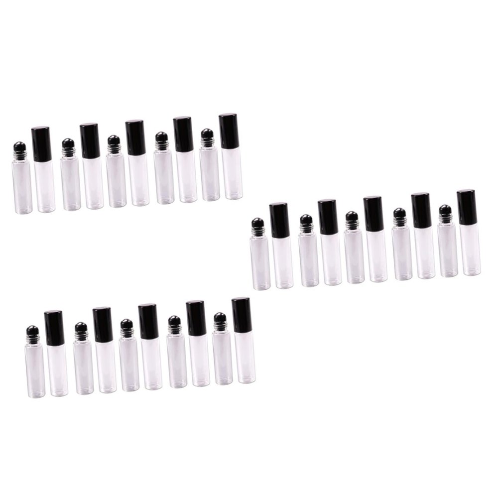 HAPINARY 30-Piece Refillable Roller Bottles for Essential Oils and Perfume