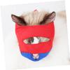 HAPINARY 2-Piece Cat Bathing Hood with Muzzle Function, Nylon Grooming Tool view 3