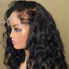 Water Wave Curly Hair Extensions, 3 Bundles with 13" x 4" Lace Frontal Closure, 100% Remy Human Hair, 12" 14" 16" with 10" Closure view 2