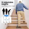 Adjustable Stair-Climbing Aid Cane with Base view 3