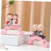 MAGICLULU Decorative Resin Cake Topper for Wedding Cakes view 3
