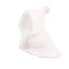 Bird Cloak for Parrots - Warm Plush Coat for Mynah and Cockatoos, Soft Cosplay Accessory, Winter Bird Costume, Stylish Parrot Clothing, Comfortable Bird Cape, Pink, L view 1