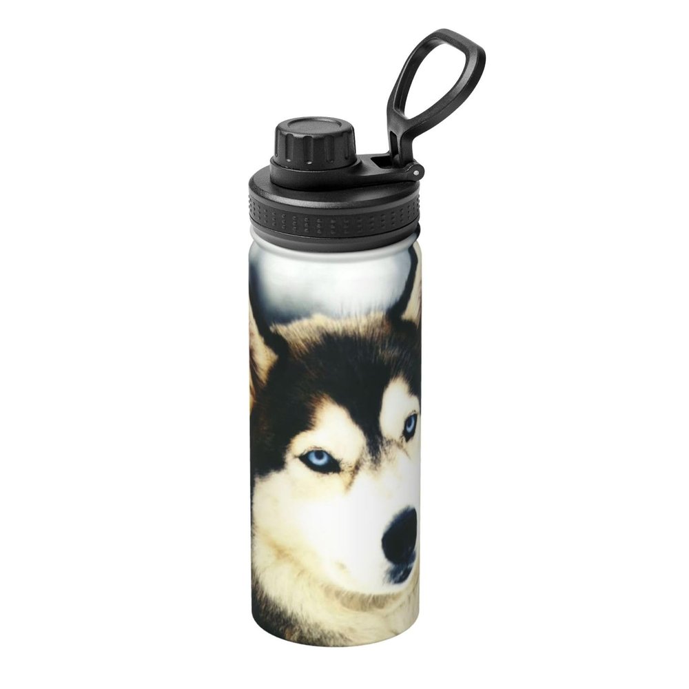 Siberian Dog Sport Water Bottle, Insulated, Stainless Steel, 530 ml