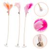 BESPORTBLE Interactive Cat Teaser with Suction Cup - 3 Pieces view 2