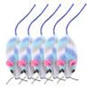 BESPORTBLE Soft Plush Mouse Cat Toy - 5 Pack view 1