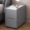 GELASIGE Solid Wood Nightstand, Ultra-Slim Bedside Storage Cabinet view 4