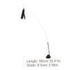 BESPORTBLE Interactive Cat Teaser Toy with Suction Cup and Colorful Feathers view 2