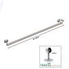 QTYQWC Towel Holder, Freestanding Bathroom Towel Rack, 80/90/100 cm, Stainless Steel view 4