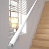 Wooden Stair Handrail for Older Adults and Children, White, 400 cm view 2