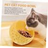 Sosoport Ceramic Cat Bowl with Stable Design view 3