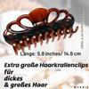 Marrie Extra-Large Hair Claw Clips for Women, Thick, Long or Curly Hair, Non-Slip, Jumbo, Strong Hold, French Styling Accessory, 14 cm Long view 2