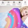Wonderland Pattern Warm Flannel Throw Blanket, 100 x 130 cm view 3
