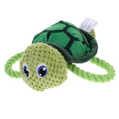 BESPORTBLE Squeaky Turtle Toy for Puppies and Small Dogs