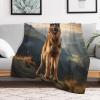 AAPZY Dog Fleece Blanket, Super Soft Plush Blanket for All Seasons, 130 x 150 cm view 2