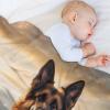 AAPZY Dog Fleece Blanket, Super Soft Plush Blanket for All Seasons, 130 x 150 cm view 4