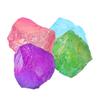 ibasenice 4-Piece Natural Crystals and Stones, Electroplated Diffusers for Flowerpots and Aquariums view 1