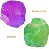 ibasenice 4-Piece Natural Crystals and Stones, Electroplated Diffusers for Flowerpots and Aquariums view 3
