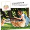 BESPORTBLE Pet Outdoor Hat with Woven Design and Bowknot view 4