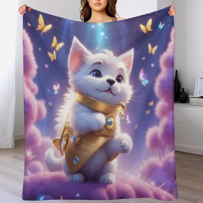 AAPZY Cute Cat Throw Blanket