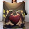 AAPZY Cute Mouse Soft Flannel Fleece Blanket for Children and Adults, Four-Season Blanket for Bed or Couch, 130 x 180 cm view 1