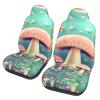 Pretty Little Mushrooms Car Seat Covers, 2-Pack view 1