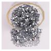 WENH 2–6 mm Round Flat-Back Resin Rhinestones, Non-Hotfix, Clear, 5 mm, 500 Pieces view 1