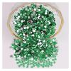 WENH 2–6 mm Round Flat-Back Resin Rhinestones, Non-Hotfix, Grass Green, 6 mm, 300 Pieces view 1