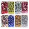 WENH 2–6 mm Round Flat-Back Resin Rhinestones, Non-Hotfix, Grass Green, 6 mm, 300 Pieces view 2