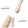 Gogogmee 6-Piece Spa Shower Brush Set with Back Brush, Massage Exfoliation and Nylon Bristles view 2