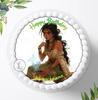 Personalized Princess Birthday Cake Topper, Edible Photo, 20 cm - 1905z view 1