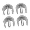 COLLBATH 4-Piece C-Shaped Replacement Clamps for Crutches and Walking Aids view 1