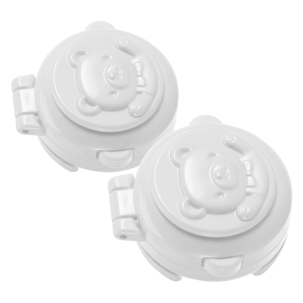 Child Safety Button Covers, 2-Pack, ABS for Washing Machine Switches