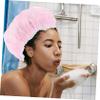 Double-Layer Mesh Shower Caps for Women, Elastic view 4